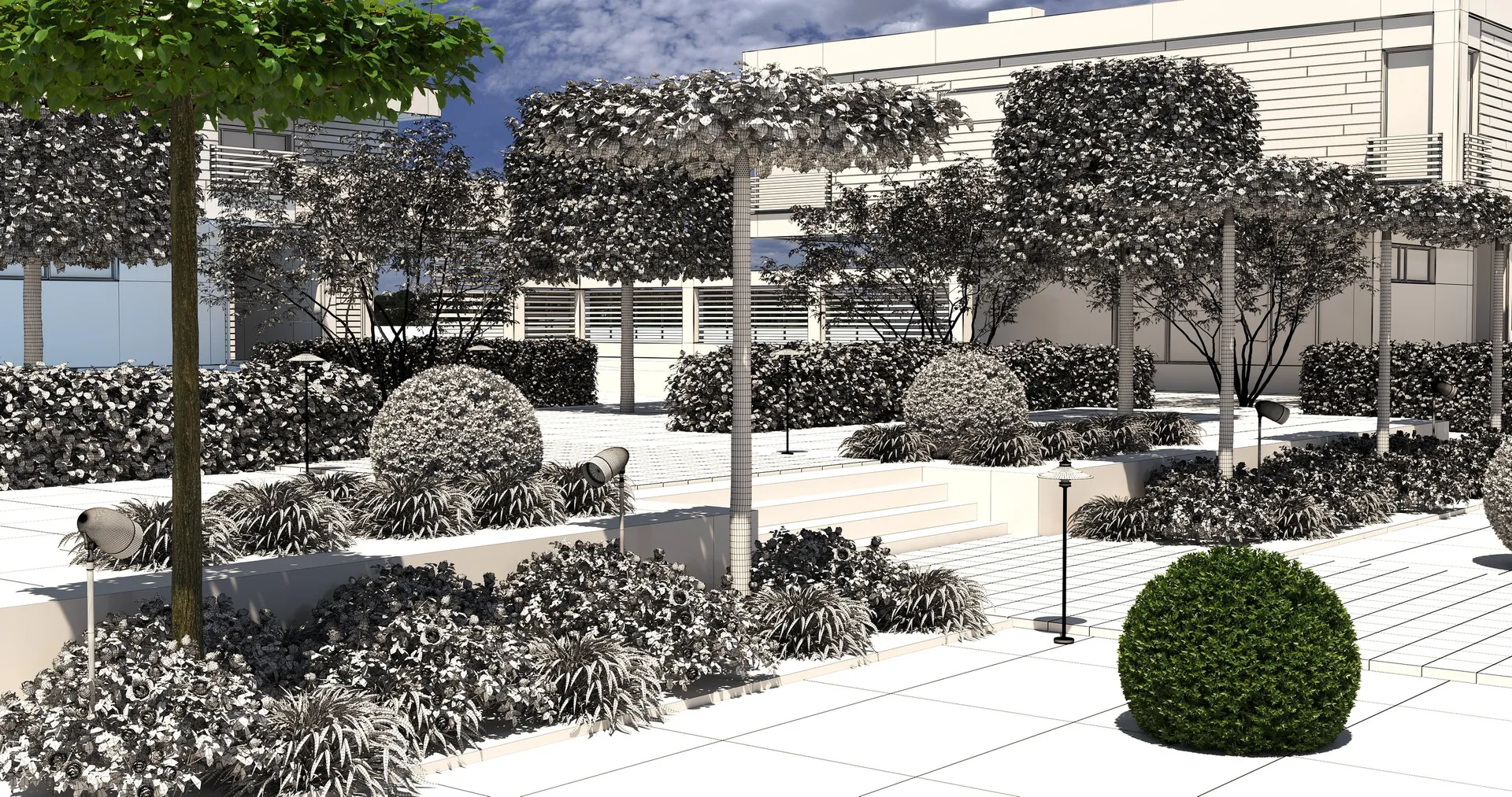 Kraštovaizdžio projektų galerija — Sodo Linija