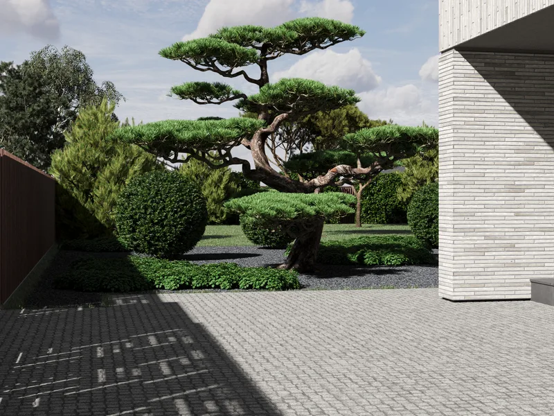 3D kraštovaizdžio projekto vizualizacija