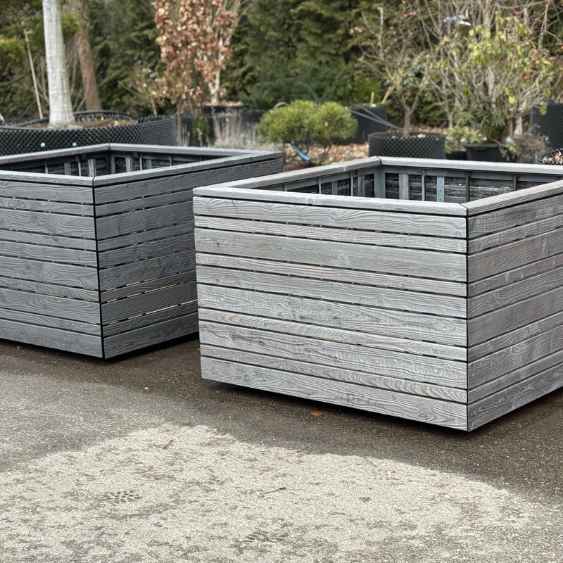 Didelis dekoratyvinis vazonas su želdynais